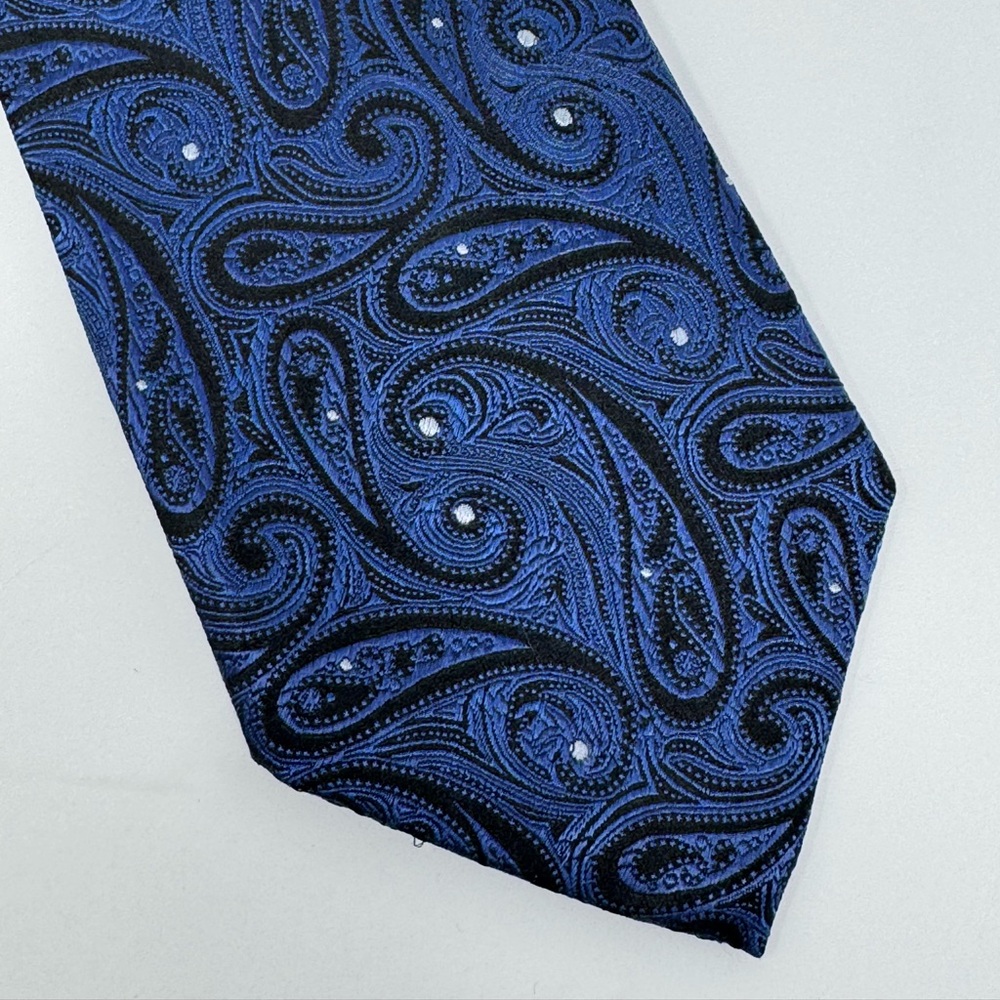 Chaps Neck Tie, paisley, preppy, classic, formal, office, suit,‎ business, silk